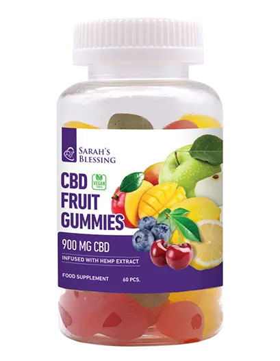 CBD Frugtgummies 900mg