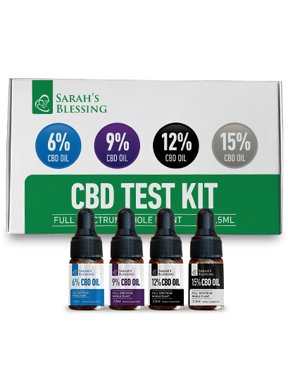 CBD-testsæt 6% - 9% - 12% - 15%