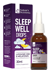 Sleep Drops Liposomal CBD + melatonin, 30 ml